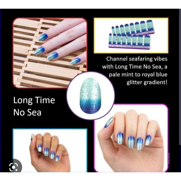 Color Street Nail Strips Long Time No Sea - Picture 8 of 9